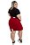 Saia Brim Plus Size Moda Evangélica Vinho Anagrom Ref.10006 - Imagem 5