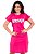 Vestido T-Shirt Rosa Moda Evangélica Frases Anagrom Ref.V014 - Imagem 1