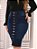 Saia Jeans Midi Com Elastano Botões Frontais Anagrom Ref.237 - Imagem 1