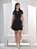 Saia Fitness com Short por Baixo Para Exercícios Preta Ref.8020 - Imagem 5