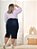 Saia Jeans Feminina Plus Size Abertura na Frente Ref.246 - Imagem 6