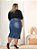 Saia Jeans Feminina Plus Size Abertura Lateral Ref.249 - Imagem 6