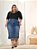 Saia Jeans Feminina Plus Size Abertura Lateral Ref.249 - Imagem 5