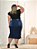 Saia Jeans Feminina Plus Size Abertura Lateral Ref.250 - Imagem 6