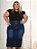 Saia Jeans Feminina Plus Size Abertura Lateral Ref.250 - Imagem 3