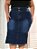 Saia Jeans Feminina Plus Size Abertura Lateral Ref.250 - Imagem 1