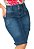 Saia Jeans Azul Detalhe Pregas Frontal e Bolsos Evangélica Anagrom Ref.092 - Imagem 1