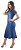 Vestido Jeans Evangélico Midi com Babado e Pregas Delavê Ref.5007 - Imagem 7