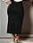 Saia Longa Preta Plus Size Anagrom Ref.207P - Imagem 2