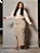 Saia Longa Bege Plus Size Anagrom Ref.240P - Imagem 3