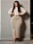 Saia Longa Bege Plus Size Anagrom Ref.240P - Imagem 5