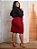 Saia Brim Plus Size Vermelho Bordô Anagrom Ref.253P - Imagem 8