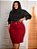 Saia Brim Plus Size Vermelho Bordô Anagrom Ref.253P - Imagem 5