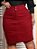 Saia Brim Plus Size Vermelho Bordô Anagrom Ref.253P - Imagem 1