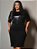 Saia Secretária Brim Preto Plus Size Anagrom Ref.255P - Imagem 5