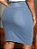 Saia Jeans Tradicional Azul Plus Size Anagrom Moda Evangélica Ref.050P - Imagem 2