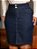 Saia Jeans Tradicional Plus Size Azul Escuro Anagrom Moda Feminina Evangélica Ref.226P - Imagem 1