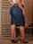 Saia Jeans Tradicional Plus Size Azul Anagrom Moda Feminina Evangélica Ref.241P - Imagem 8