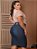 Saia Jeans Tradicional Plus Size Azul Anagrom Moda Feminina Evangélica Ref.241P - Imagem 4