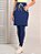 Saia com Calça por Baixo Para Exercícios Moda Fitness Anagrom Azul Marinho Ref.7014 - Imagem 1