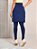 Saia com Calça por Baixo Para Exercícios Moda Fitness Anagrom Azul Marinho Ref.7014 - Imagem 2