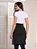Saia com Calça por Baixo Para Exercícios Moda Fitness Anagrom cor Preta Ref.7015 - Imagem 6