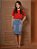 Saia Jeans Infantil Juvenil Tradicional Anagrom Moda Evangélica Feminina Ref.INF02 - Imagem 5