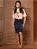 Saia Jeans Infantil Juvenil Barra inferior desfiada Anagrom Moda Evangélica Feminina Ref.INF07 - Imagem 5