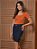 Saia Jeans Anagrom Moda Evangélica Feminina Infantil Juvenil Detalhe de Bolsinho Ref.INF08 - Imagem 1