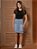 Saia Jeans Anagrom Moda Evangélica Feminina Infantil Juvenil Detalhe de Bolsinho Ref.INF09 - Imagem 3