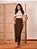 Saia Longa Marrom Anagrom Moda Evangélica Ref.258 - Imagem 3