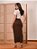 Saia Longa Marrom Anagrom Moda Evangélica Ref.258 - Imagem 4