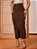 Saia Longa Marrom Anagrom Moda Evangélica Ref.258 - Imagem 1