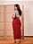 Saia Longa Vermelho Bordô Anagrom Moda Evangélica Ref.259 - Imagem 4