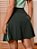 Saia Fitness com Short por Baixo Para Exercícios Verde Exercito com Listras Laterais Ref.8025 - Imagem 2