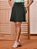 Saia Fitness com Short por Baixo Para Exercícios Verde Exercito com Listras Laterais Ref.8025 - Imagem 8
