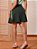 Saia Fitness com Short por Baixo Para Exercícios Verde Exercito com Listras Laterais Ref.8025 - Imagem 9