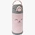 GARRAFA TÉRMICA INFANTIL GUMY 400 ML PAREDE DUPLA INOX ROSA - Imagem 1