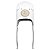 TOUCA BEBÊ CARNEIRINHO OFF WHITE COM CINZA - Imagem 1