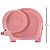 Prato com Divisória - Elefante Rosa - Imagem 2