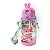 Garrafa Squeeze de Agua Infantil com Canudo e alça  600ml   Rosa - Imagem 1