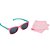 Óculos De Sol Infantil (3 a 5 anos) Rosa e Verde  com  Armação Flexível e proteção UV - Imagem 2