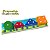 trenzinho com figuras geométricas  Brinquedo Educativo Pedagógico - Imagem 2