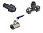 Kit Pead Te União 20mm + Adaptador 20x1/2 + Registro 1/2 - Imagem 1
