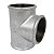 Te 90 Femea Aço Galvanizado 1/4 Bsp - Imagem 1
