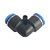Cotovelo Joelho União Tubo 8 Mm Pul Instantânea 5 Peças - Imagem 2