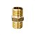 Conexão Niple Duplo 1/2 X 1/2 Macho X Macho Em Bronze - Imagem 1