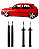 Amortecedor Preparado FIXA Gol G2 / G3 / G4 – Conforto Real para Carros Rebaixados - Imagem 1