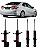 Amortecedor Preparado para Toyota Corolla 2012 a 2019 - Imagem 1