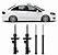 Amortecedor Preparado para FIAT Linea T-Jet - Imagem 1